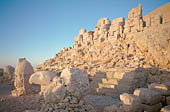 Nemrut Dagi Milli Parki, the tomb of King  Antiochos I, east terrace 